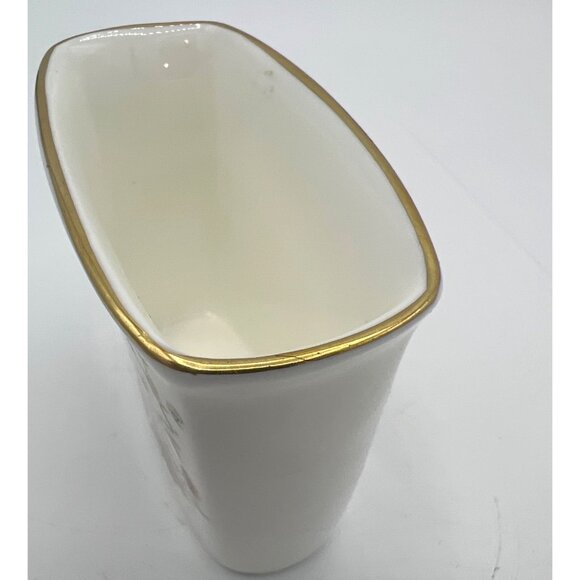 Royal Doulton England Canton Bone China 1977 Toothpick Holder Vase Grannycore - Picture 5 of 6